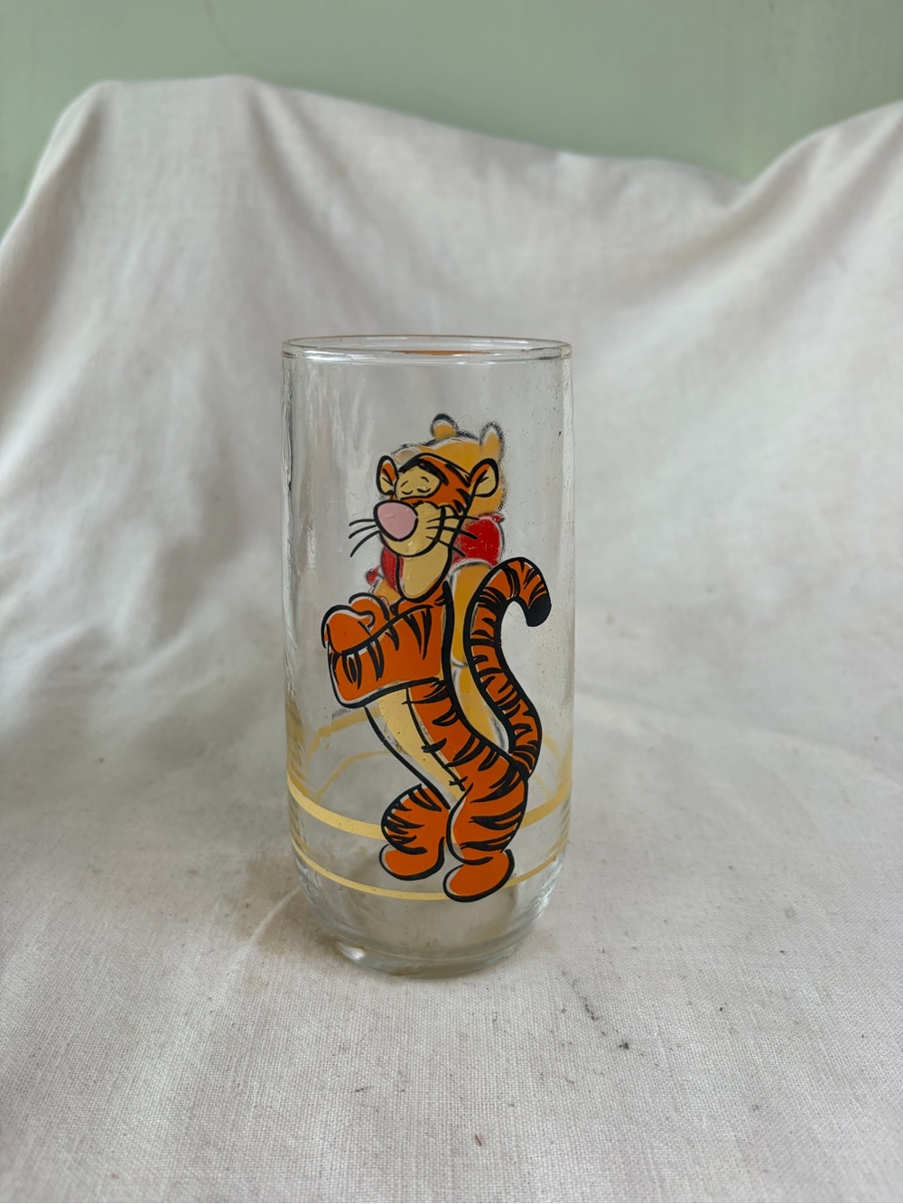 Orange Tigger Character Glassware - Home Art Decorative Drinking Glass